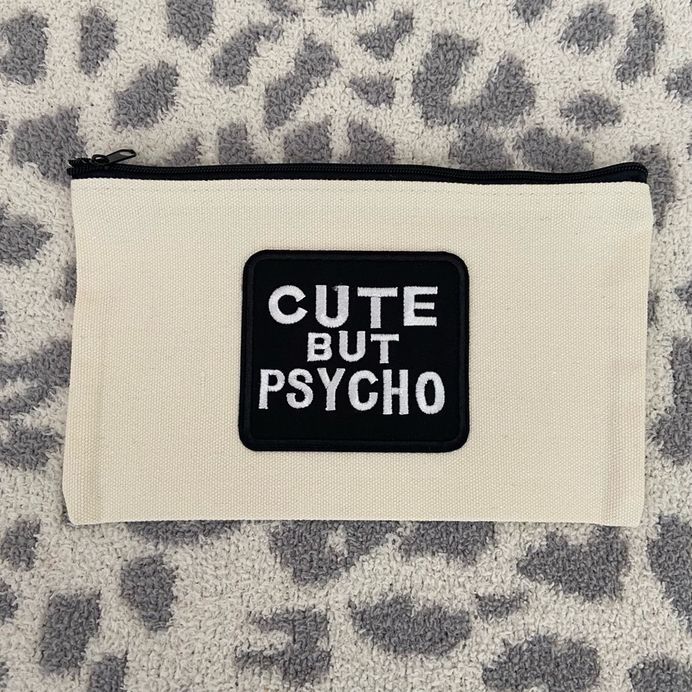 HANDMADE NEW CANVAS COSMETIC POUCH